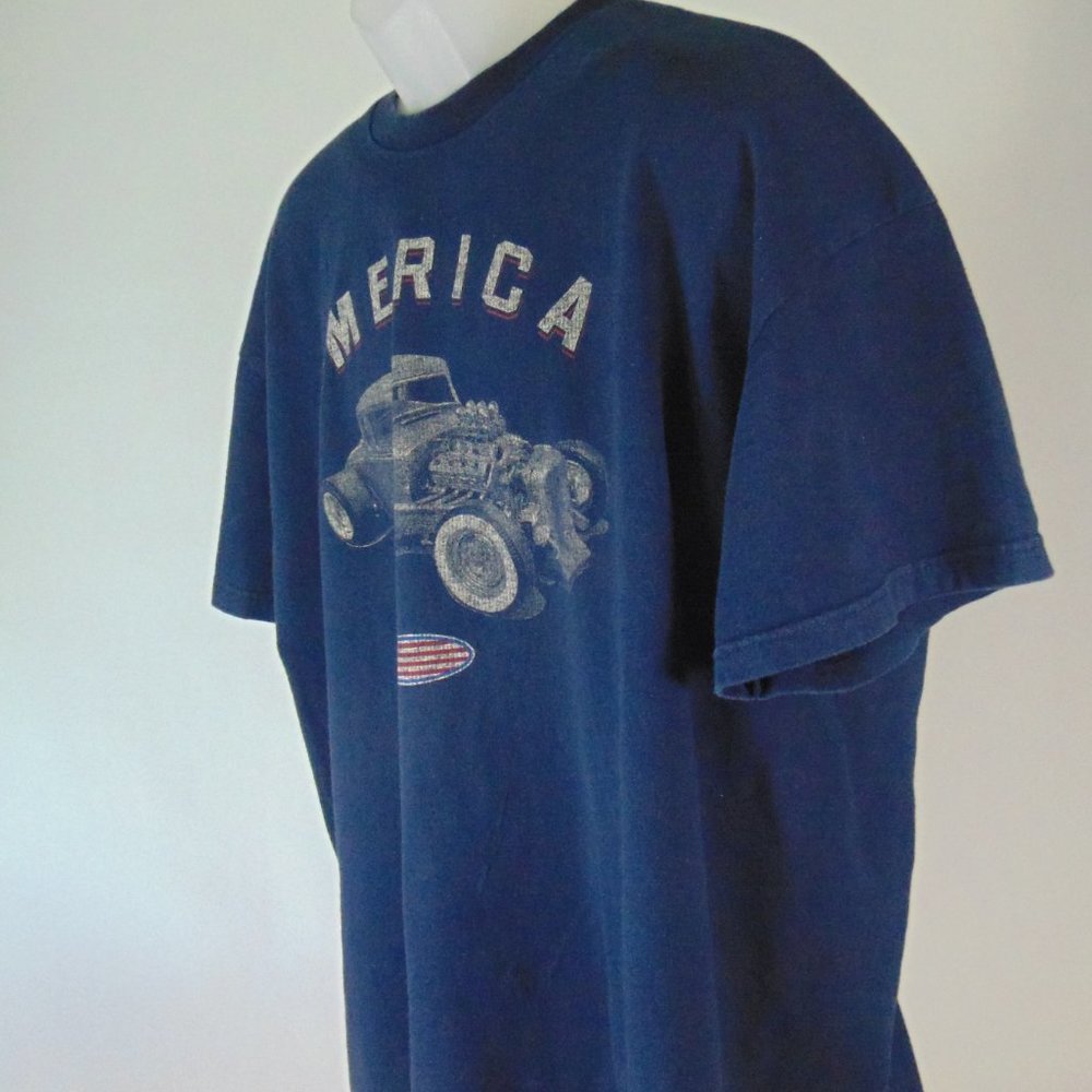 VINTAGE AMERICA RAT ROD T-SHIRT - Picture 5 of 14